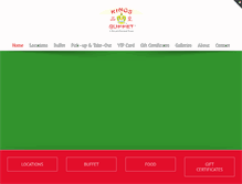 Tablet Screenshot of kingsbuffet.com